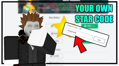 Get Your Own Star Code Roblox Youtube