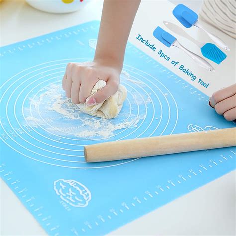Kitchen Extra Large Silicone Baking Mats With Measurements 25 X 18 Non