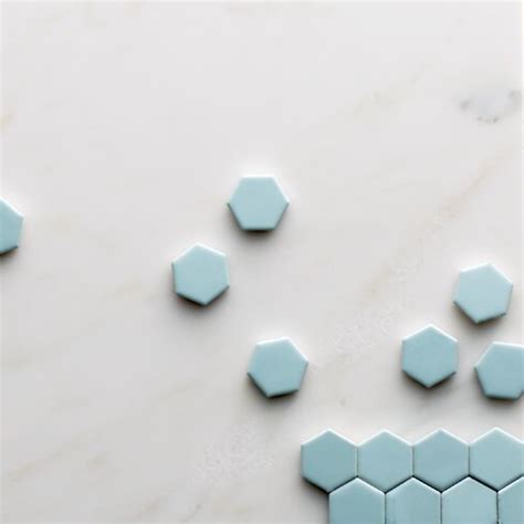 Once you have bought this, you may download the.png file. EliteTile Retro Hexagon 0.875" x 0.875" Porcelain Mosaic ...