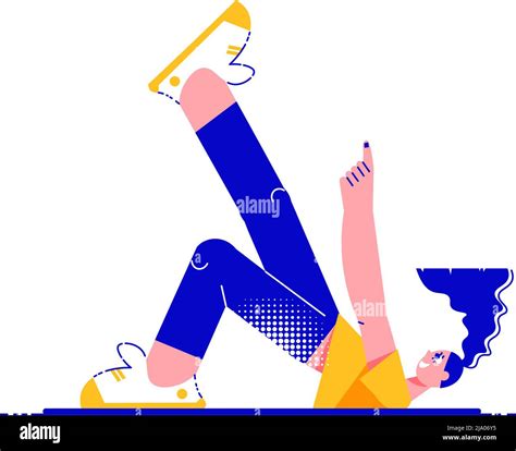 Spreading Legs Stock Vector Images Alamy