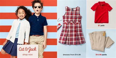 Target Save 40 Off Cat And Jack School Uniforms Limit 20 Today Only
