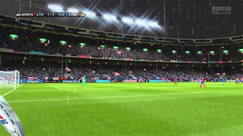 Termina el partido en el estadio metropolitano. FIFA 14 - Gameplay en PS4 Atlético de Madrid VS Chelsea ...