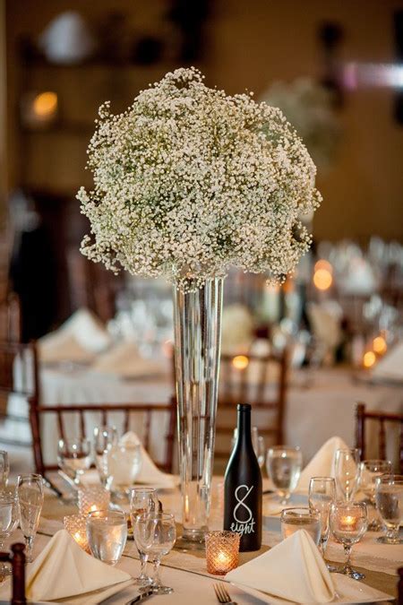 Dainty And Lovely 25 Easy Ideas Of Babys Breath Centerpieces