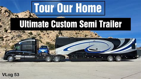EXTREME SPACECRAFT 46FT CUSTOM SEMI TRAILER TOUR😍 / 😯INSIDE is