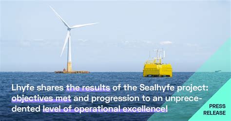 Lhyfe Reviews The Results Of The Sealhyfe Project The Worlds First