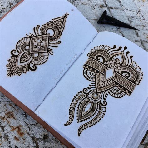Henna On Paper Anoushka Irukandji 2016 Henna Designs On Paper