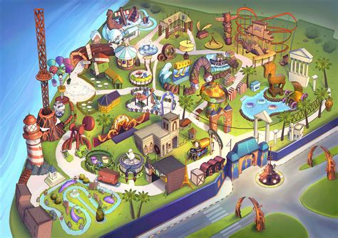 Artstation Theme Park Master Plan