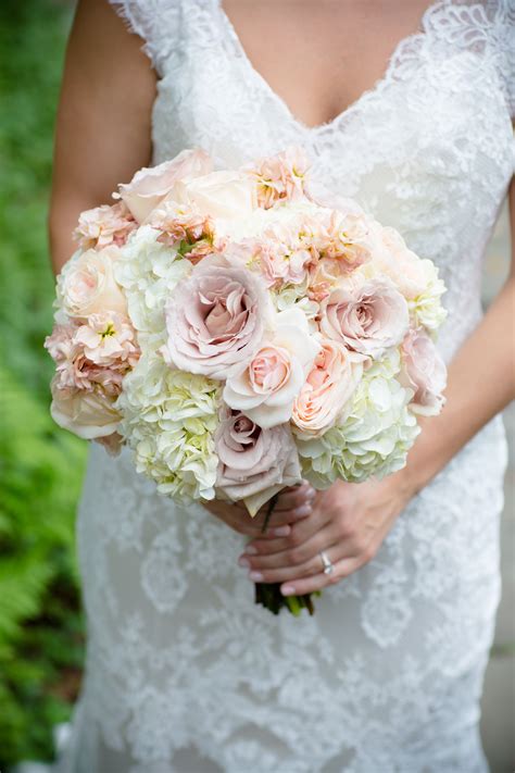 Stock Rose And Hydrangea Bridal Bouquet Wedding Bouquets Hydrangeas