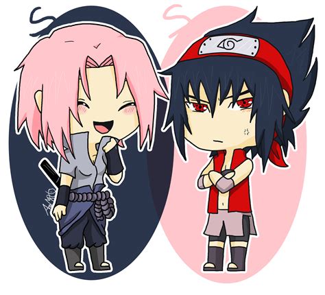 Sasusaku Chibi By Aniitaruiz On Deviantart