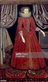 Catherine Howard, Countess of Suffolk , circa 1615. Painting from the ...