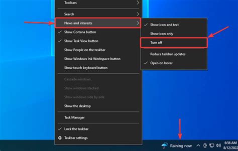 How To Remove Weather From Taskbar In Windows And Gadgetrevo Com