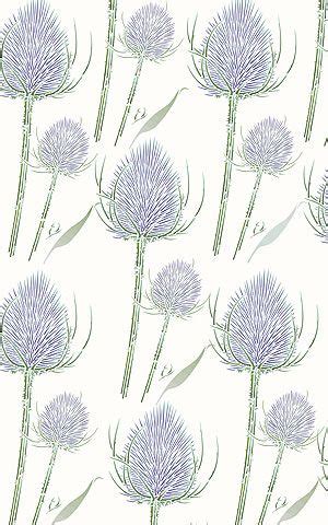 Wild Teasels Stencil Wild Thistle Teasel Stencils Stencil Pattern