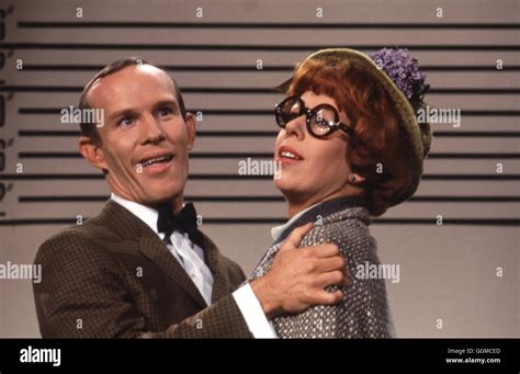 Tom Smothers And Carol Burnett On The Set Of The Smothers Brothers
