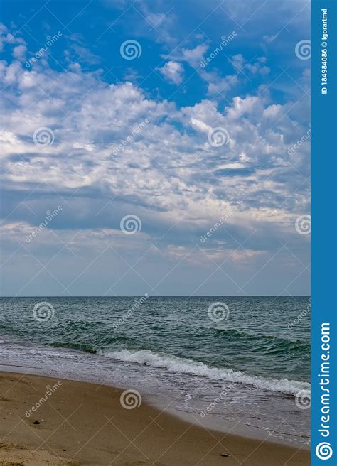 Relaxing Seascape With Wide Horizon Stock Photo Image Of Horizon