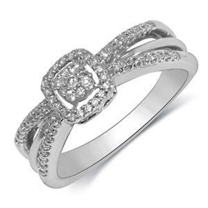 Customers can enjoy up to 70% even 80% or 90% off all most everything with fingerhut.com's clearance sale. Diamond Fantasy 10K Gold 1/5 ct tw Halo Ring | Wedding ...