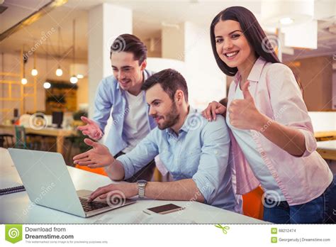 Young Freelancers Working Stock Photo Image Of Cowork 68212474