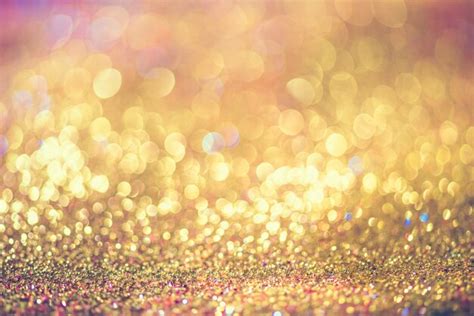 Premium Photo Glitter Gold Bokeh Colorfull Blurred Abstract