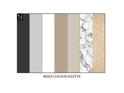 Colour Palette Ideas Beige Marble Black Grey White Wood