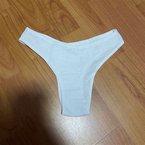 Brand New White Panty Panties Thong Womens Fashion New Undergarments