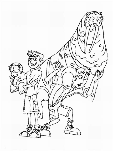 37 Best Pics Wild Kratts Martin Coloring Pages Wild Kratts Coloring