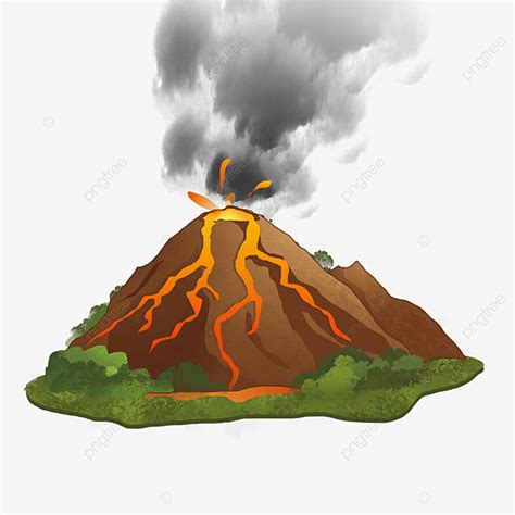 Gambar Gunung Meletus Kartun View Gambar Bencana Gunung Meletus
