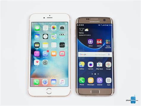 If you grabbed a 16gb. Samsung Galaxy S7 edge vs Apple iPhone 6s Plus
