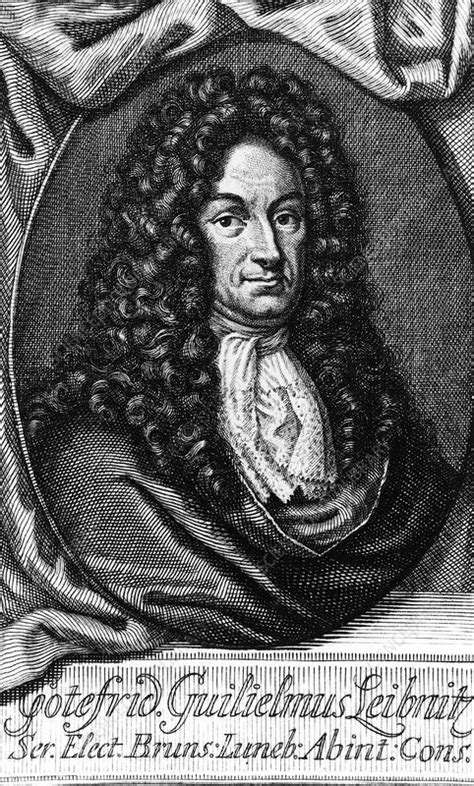 Gottfried Wilhelm Von Leibniz Stock Image H4240004 Science Photo Library