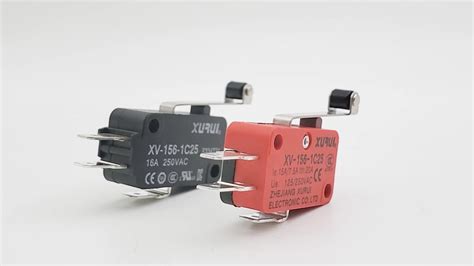 3 Pin Electronic Dc Micro Switch V156 With Roller Lever Type Buy 3