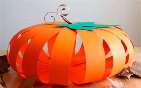 Manualidades En Vídeo Calabaza De Cartulina Para Halloween Charhadas