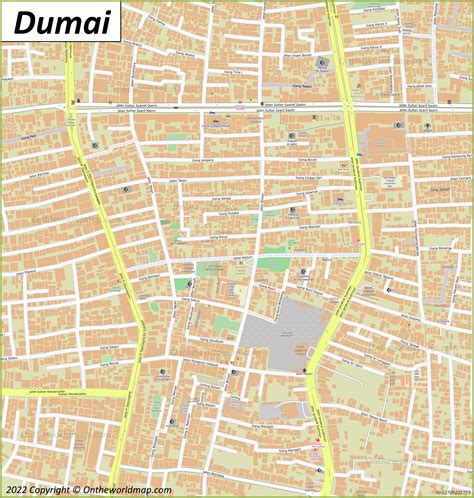 Dumai Map Indonesia Detailed Maps Of Dumai City