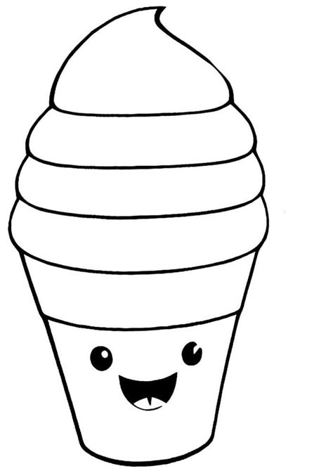 Malvorlagen entzückende fast food emoji ausmalbilder. 72 Ausmalbilder Kawaii | Coloring Pages