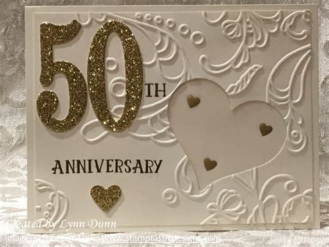 50th Anniversary Cards Create With Lynn
