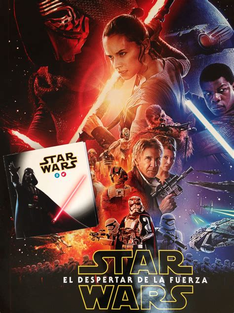 Poster Star Wars Mediaset España El Despertar De La Fuerza Cine De