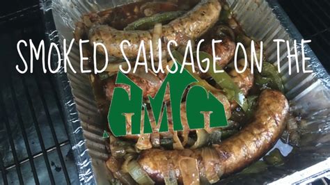 Smoked Sausage And Beer On The Green Mountain Grill Bbq Teacher Video