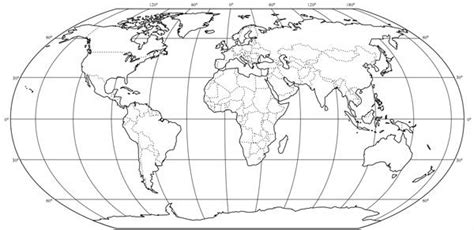 Blank Map With Equator