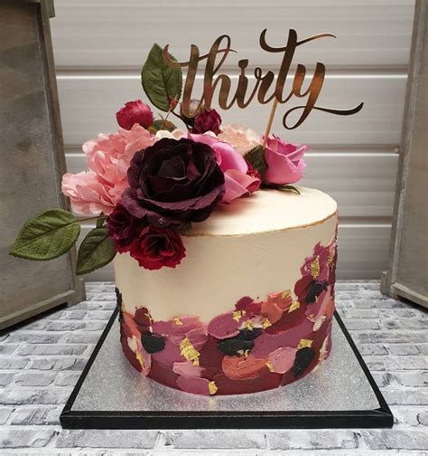 30th birthday party for women ~ ideas for celebration. Shaz on Instagram: "30th birthday cake for a special someone! Red velvet decorat… | New birthday ...