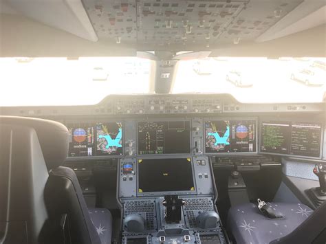 Flight Deck Of The Airbus A350 I Flew On Yesterday Raviation