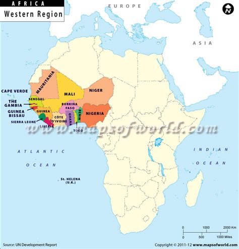West Africa Map Map Of West Africa West African Countries