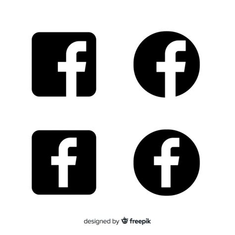 Download High Quality Facebook Logo Black And White Transparent Png