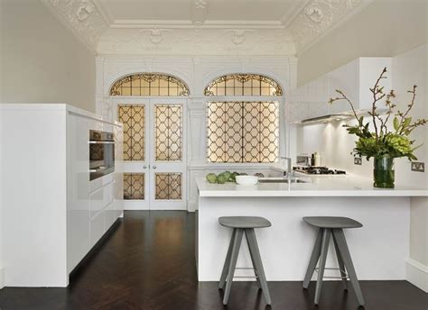 Modern White Kitchen In Knightsbridge London Elan Kitchens 55 New
