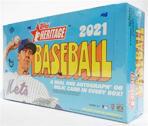 2021 topps heritage baseball hobby box da card world