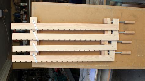 Most of our woodworking projects involve some gluing and clamping. Homemade Wood Bar Clamps