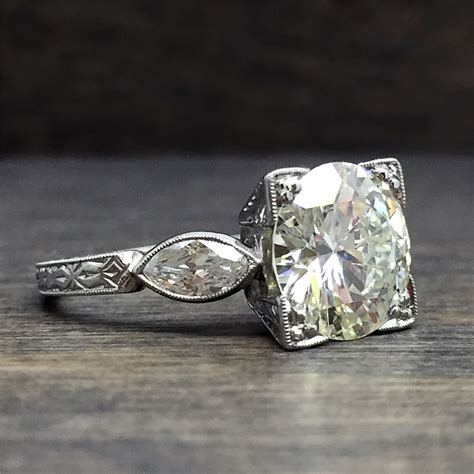 Nyc diamond district allows you to go to the direct source for all things diamonds, gem stones, and jewelry. Vintage Platinum and Diamond Engagement Ring, 2.73ctw