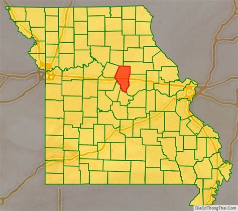 Map Of Boone County Missouri Địa Ốc Thông Thái