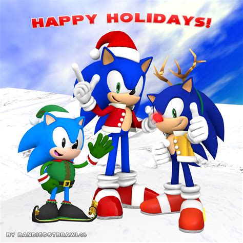 Merry Christmas From Sonic The Hedgehog 2020 By Bandicootbrawl96 On Deviantart
