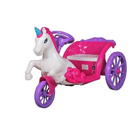 Best Ride On Cars Best Ride On Cars Unicorn Unicorn Carriage Pink