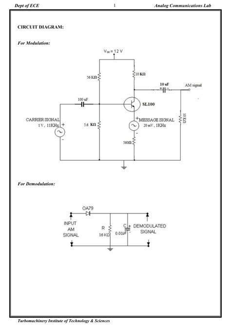 Amplitude Modulation And Demodulation Circuit Diagram Wiring Digital