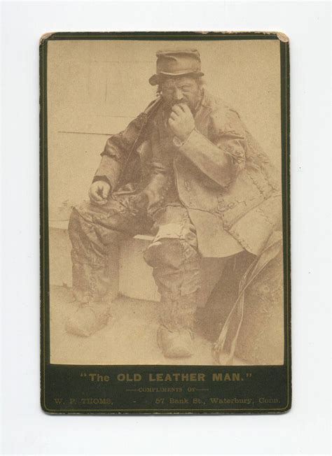 The Old Leather Man The Watertown History Museum