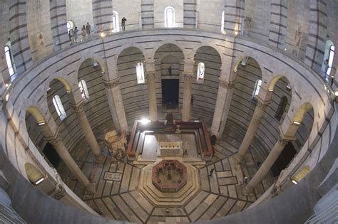 Interior Of Baptistry Pisa A Special Place Like Being In A Bowl Of