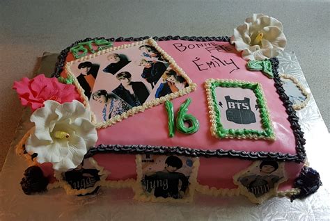 Lovely design, great quality balloons. BTS Cake. gosh | Pastel decorado, Fiesta de unicornios ...